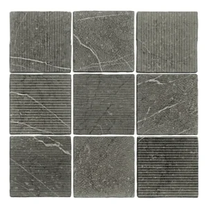 Керамогранит WOW GEA Carved Charcoal 12