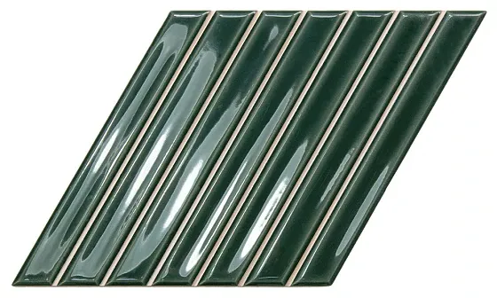 Керамическая плитка для стен WOW SPIKE BARS Spike Bars B Royal Green Gloss 15x25