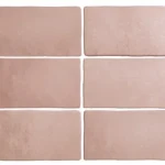 Керамическая плитка для стен EQUIPE MAGMA Coral Pink 6