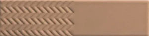Керамическая плитка для стен 41zero42 BISCUIT Waves Terra 5x20 - Керамика
