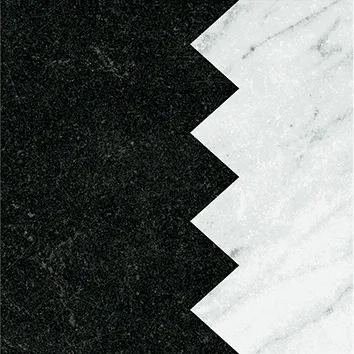 Керамогранит 41zero42 DANDY Comb Black_White 18