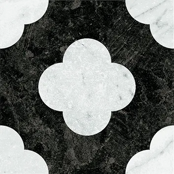 Керамогранит 41zero42 DANDY Pin Black_White 18