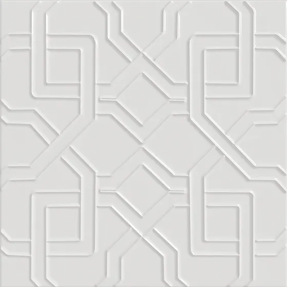 Керамическая плитка для стен 41zero42 SUPERCLASSICA SCB Bianco Path 10мм Люкс 15x15 - Керамика