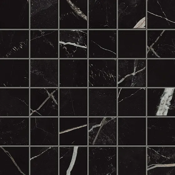 Мозаика ATLAS CONCORDE RUSSIA EMPIRE / ЭМПАИР Empire Calacatta Black Mosaic Polished 30x30 - Керамика
