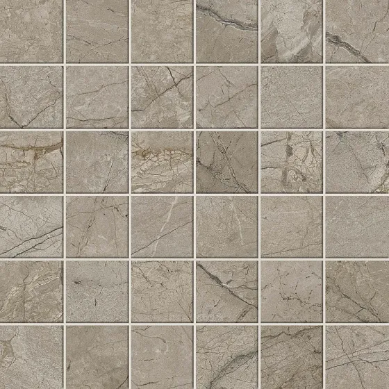 Мозаика ATLAS CONCORDE RUSSIA FORTE DEI MARMI / ФОРТЕ ДЕЙ МАРМИ Mystic Grey Mosaic Лаппатированная 30x30 - Керамика