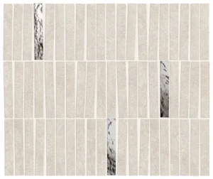 Мозаика ATLAS CONCORDE BOOST MINERAL White Mosaico Domino Lux 35x29