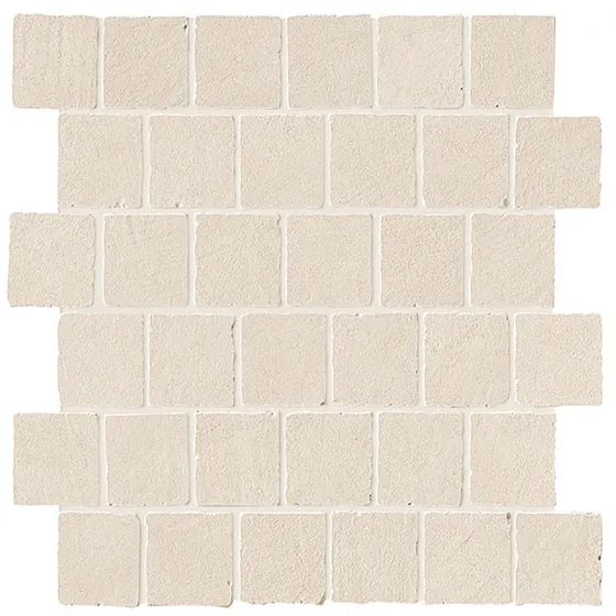 Мозаика ATLAS CONCORDE BOOST NATURAL Kaolin Mosaico Tumbled 31x31 - Керамика
