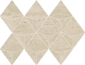 Мозаика ATLAS CONCORDE MARVEL TRAVERTINE Pearl Mosaico Origami 28x41