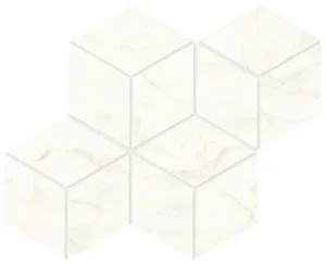 Мозаика ATLAS CONCORDE MARVEL SHINE Calacatta Delicato Mosaico Esagono Matte 30