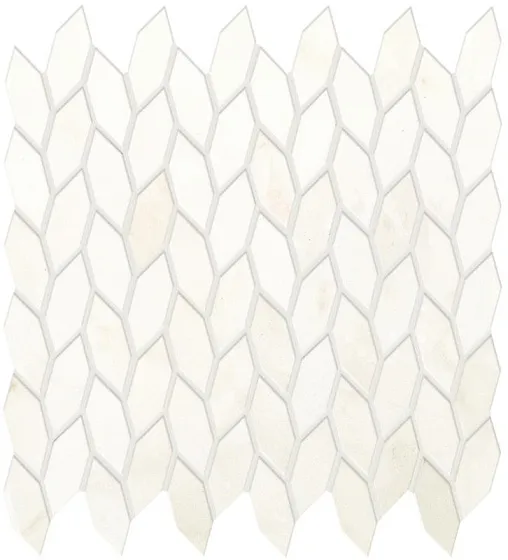 Мозаика ATLAS CONCORDE MARVEL SHINE Calacatta Delicato Mosaico Twist Shiny 30