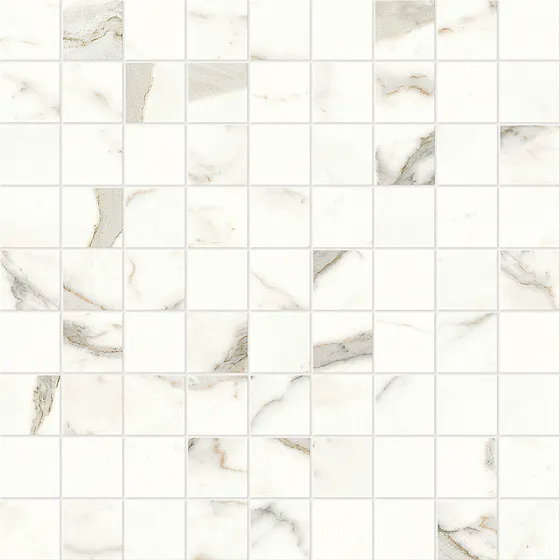 Мозаика ATLAS CONCORDE MARVEL SHINE Calacatta Prestigio Mosaico Matte 30x30 - Керамика