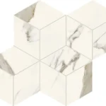 Мозаика ATLAS CONCORDE MARVEL X Calacatta Sublime Mosaico Esagono Silk 30x35 - Керамика