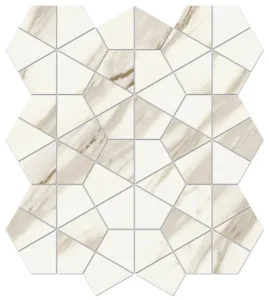 Мозаика ATLAS CONCORDE MARVEL MERAVIGLIA Calacatta Bernini Hexagon Lappato 40