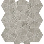 Мозаика ATLAS CONCORDE MARVEL MERAVIGLIA Silver Majestic Hexagon Lappato 40