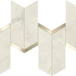 Мозаика ATLAS CONCORDE MARVEL X Calacatta Perla Mosaico Chevron Lappato 46