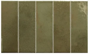 Керамогранит для настенного применения EQUIPE BOHEMIAN Bronze Green 6x18