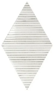 Декоративные элементы EQUIPE RHOMBUS Bambu B&W 15