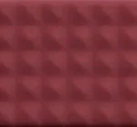 Керамическая плитка для стен 41zero42 BISCUIT Stud Bordeaux 5x20 - Керамика